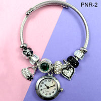 RELOJ BRAZALETE PANDORA PLATEADO Y DORADO