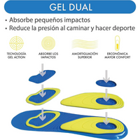 PLANTILLA EN GEL DE SILICONA