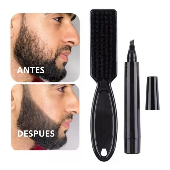 KIT DELINEADOR DE BARBA MAS CEPILLO