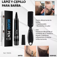 KIT DELINEADOR DE BARBA MAS CEPILLO