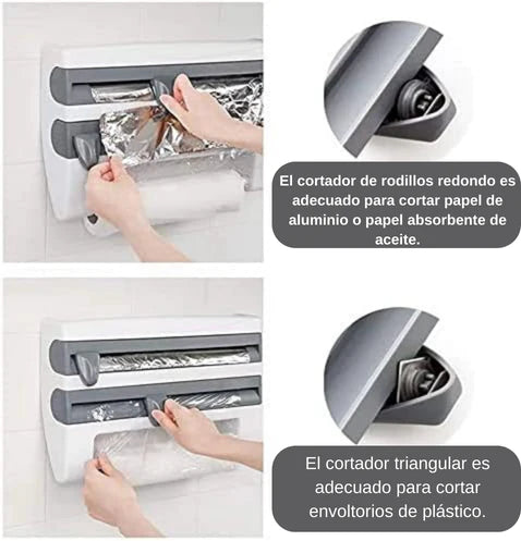 DISPENSADOR DE PAPEL DE COCINA