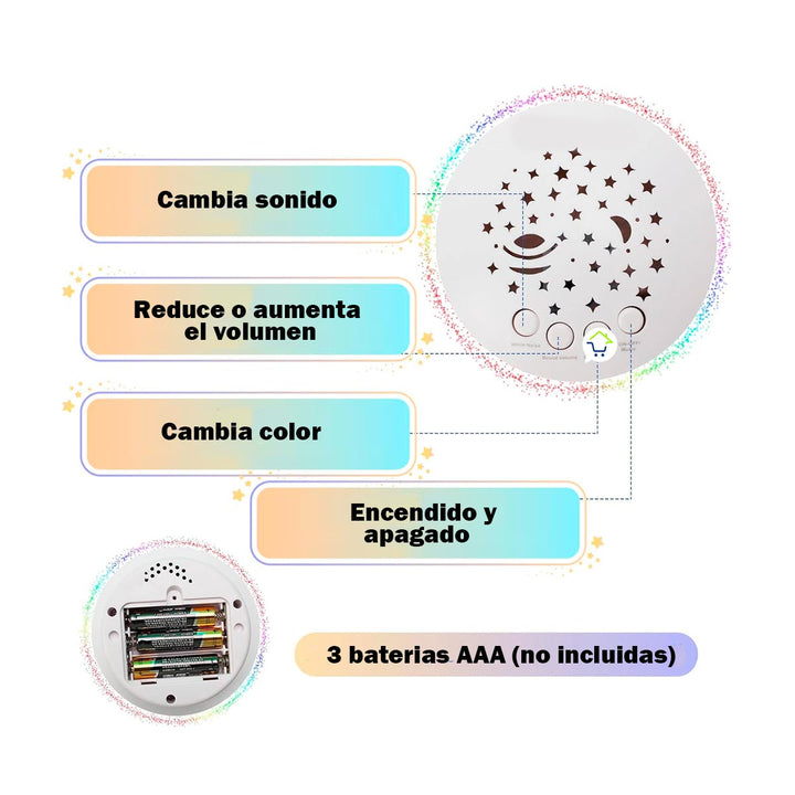 Peluche Arrullador Proyector